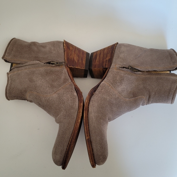 Gravity Pope Grey Suede Ankle Boots 👢 👌 😍 Size 7.5 - Picture 12 of 13